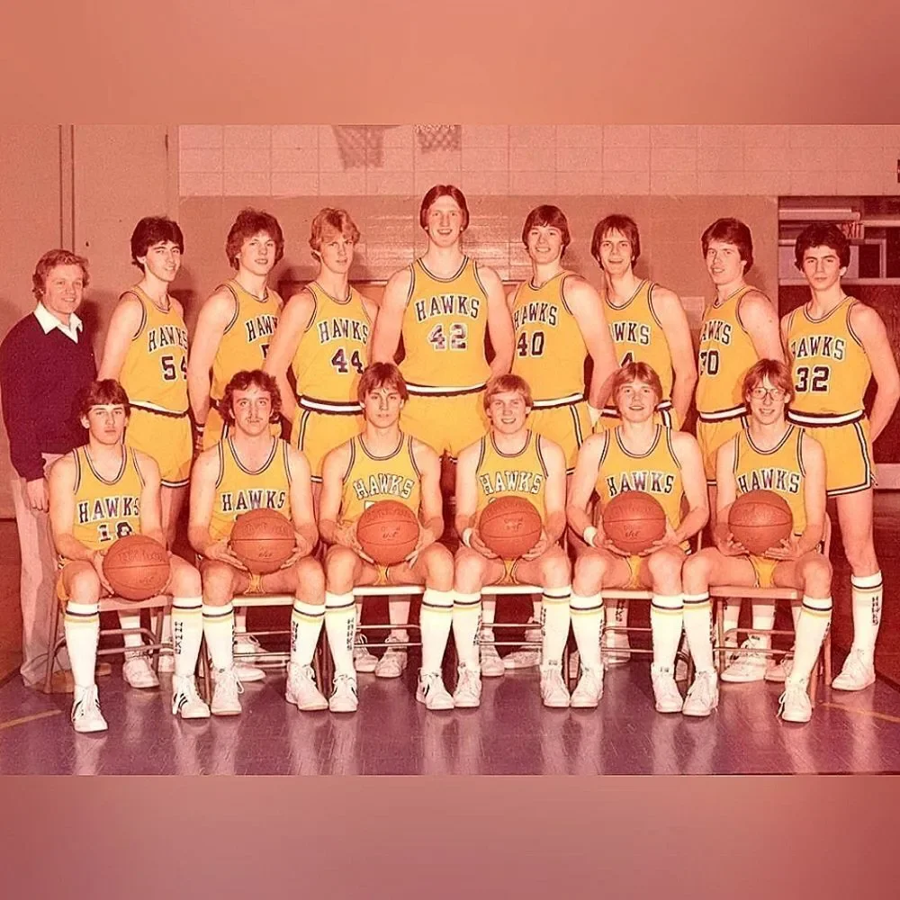 Chaska High School Hawks #53 Basketball Yellow Jersey